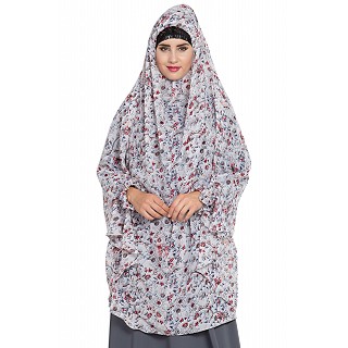 Printed Prayer Hijab with sleeves